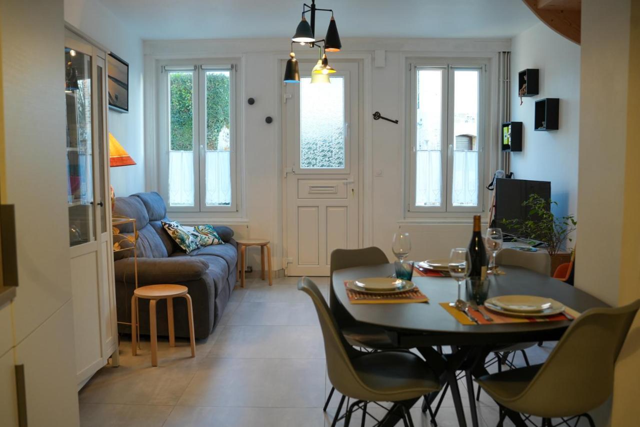 Maison Vue Baie Au Coeur Du Quartier De L'Abbaye Saint-Valéry-sur-Somme Exterior foto
